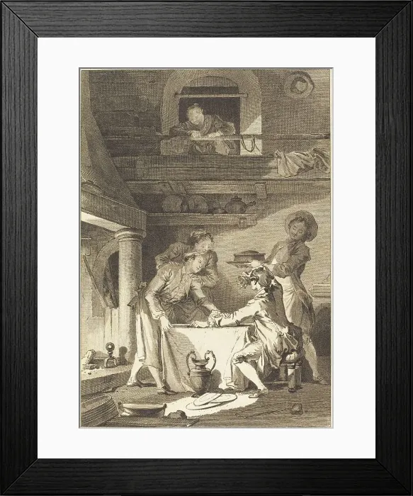 Framed Print : Le pate d'anguilles. Creator: Charles Emmanuel Patas Framed Print : Le pate d'anguilles. Creator: Charles Emmanuel Patas
