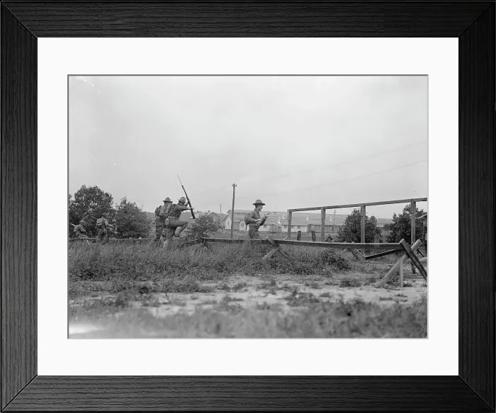 Framed Print : Camp, 1917 or 1918. Creator: Harris & Ewing. Camp, 1917 or 1918. Creator: Harris & Ewing Framed Print : Camp, 1917 or 1918. Creator: Harris & Ewing. Camp, 1917 or 1918. Creator: Harris & Ewing