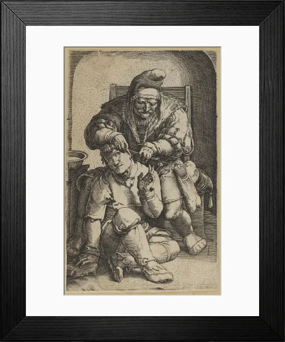 Framed Print : The Surgeon [reverse copy]. Creator: Unknown