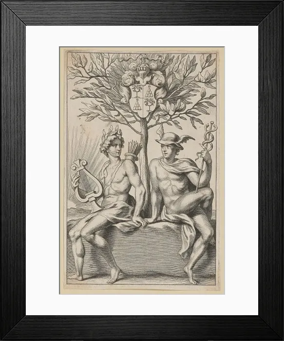 Framed Print : Title Page for Philomathi Musae Juveniles, 1654. Creator: Unknown Framed Print : Title Page for Philomathi Musae Juveniles, 1654. Creator: Unknown