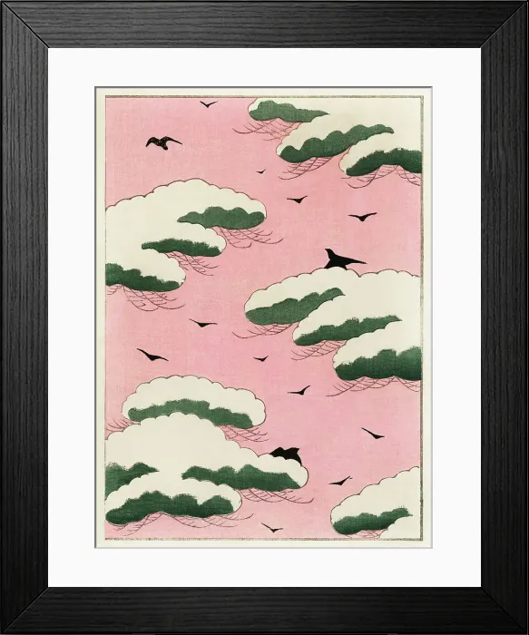 Framed Print : Illustration from Bijutsu Sekai (Art World), 1893-1896. Creator: Seitei (Shotei), Watanabe (1851-1918) Framed Print : Illustration from Bijutsu Sekai (Art World), 1893-1896. Creator: Seitei (Shotei), Watanabe (1851-1918)