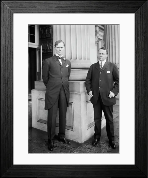 Framed Print : James Middleton Cox, Representative from Ohio, with Governor Sulzer of New York, 1912. Creator: Harris & Ewing. James Middleton Cox, Representative from Ohio, with Governor Sulzer of New York, 1912. Creator: Harris & Ewing Framed Print : James Middleton Cox, Representative from Ohio, with Governor Sulzer of New York, 1912. Creator: Harris & Ewing. James Middleton Cox, Representative from Ohio, with Governor Sulzer of New York, 1912. Creator: Harris & Ewing