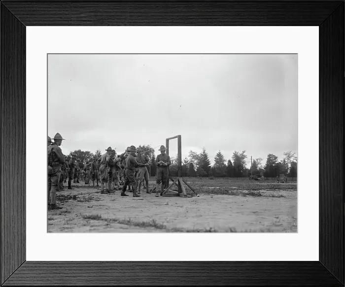 Framed Print : Camp, 1917 or 1918. Creator: Harris & Ewing. Camp, 1917 or 1918. Creator: Harris & Ewing Framed Print : Camp, 1917 or 1918. Creator: Harris & Ewing. Camp, 1917 or 1918. Creator: Harris & Ewing