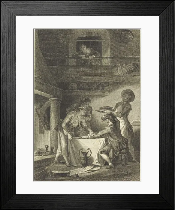 Framed Print : Le pate d'anguilles. Creator: Charles Emmanuel Patas Framed Print : Le pate d'anguilles. Creator: Charles Emmanuel Patas