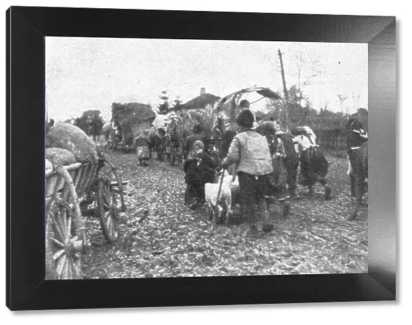 L'exode des paysans serbes.'. Creator: Unknown