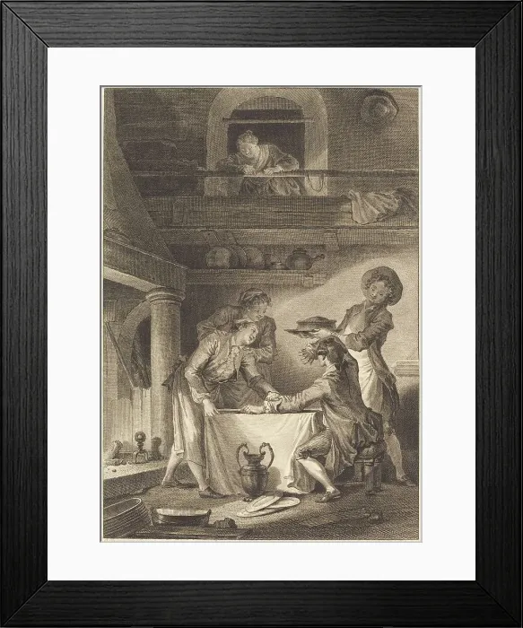 Framed Print : Le pate d'anguilles. Creator: Charles Emmanuel Patas Framed Print : Le pate d'anguilles. Creator: Charles Emmanuel Patas