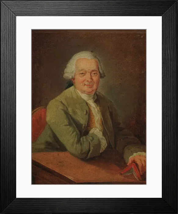 Framed Print : Portrait of Claude Adrien Helvétius (1715-1771). Creator: Lassalle, Émile (1813-1871) Framed Print : Portrait of Claude Adrien Helvétius (1715-1771). Creator: Lassalle, Émile (1813-1871)