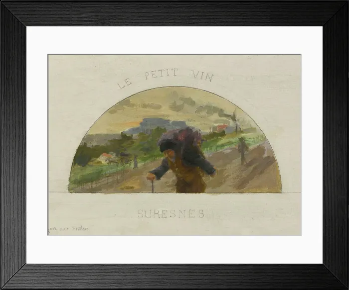 Framed Print : Esquisse pour la salle à manger de l'Hôtel de Ville de Paris : Montreuil : les pêches... c1891-1892 Creator: Paul Louis Delance Framed Print : Esquisse pour la salle à manger de l'Hôtel de Ville de Paris : Montreuil : les pêches... c1891-1892 Creator: Paul Louis Delance