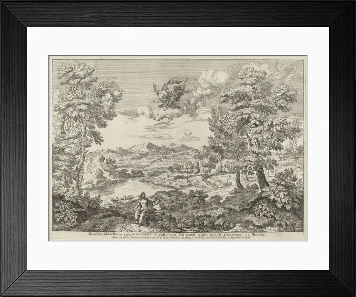 Framed Print : Jupiter in a Landscape, 1696. Creator: Crescenzio Onofri Framed Print : Jupiter in a Landscape, 1696. Creator: Crescenzio Onofri