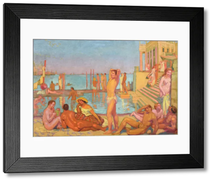 Framed Print : Les Captifs, 1907. Creator: Denis, Maurice (1870-1943) Framed Print : Les Captifs, 1907. Creator: Denis, Maurice (1870-1943)