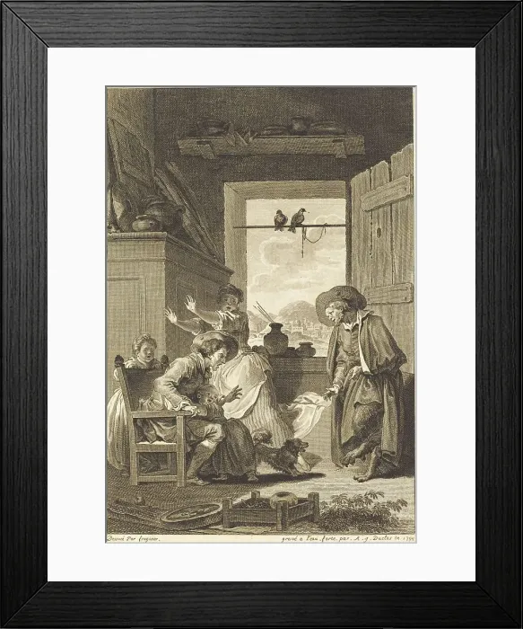 Framed Print : Belphegor, 1794. Creator: Charles Emmanuel Patas Framed Print : Belphegor, 1794. Creator: Charles Emmanuel Patas