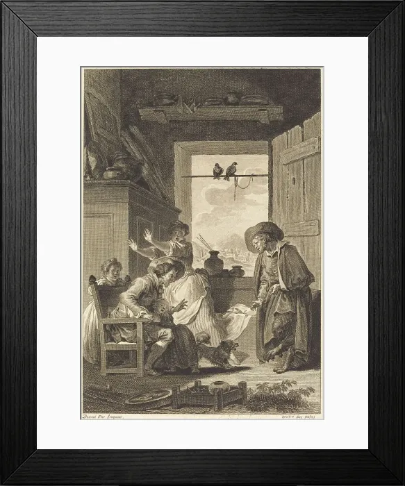 Framed Print : Belphegor, 1794. Creator: Charles Emmanuel Patas Framed Print : Belphegor, 1794. Creator: Charles Emmanuel Patas