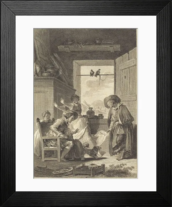 Framed Print : Belphegor, 1794. Creator: Charles Emmanuel Patas