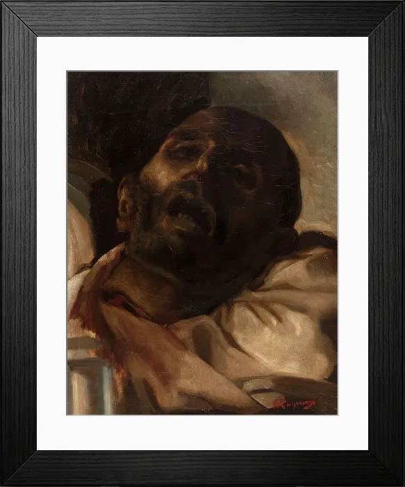 Framed Print : Tête de supplicié, c.1810. Creator: Jean-Baptiste Carpeaux Framed Print : Tête de supplicié, c.1810. Creator: Jean-Baptiste Carpeaux