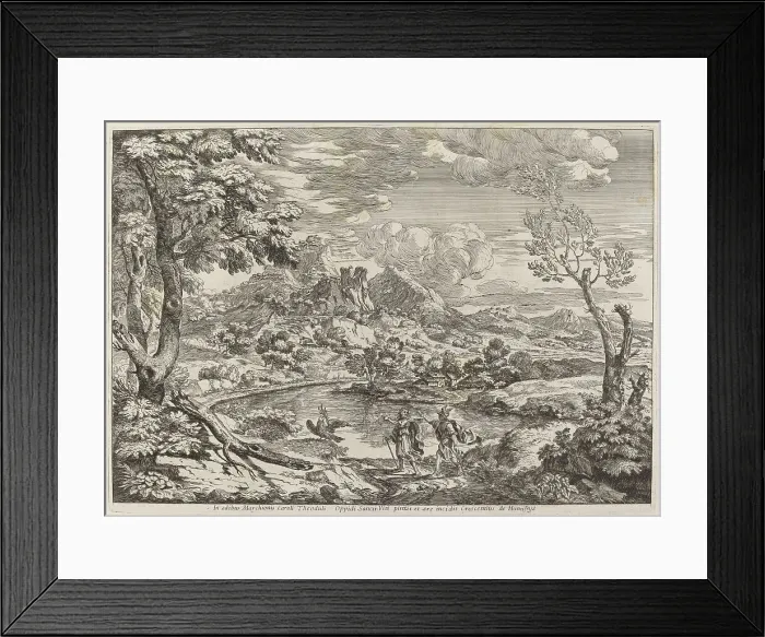 Framed Print : A Man Showing Mercury the Eagle of Jupiter, 1696. Creator: Crescenzio Onofri Framed Print : A Man Showing Mercury the Eagle of Jupiter, 1696. Creator: Crescenzio Onofri