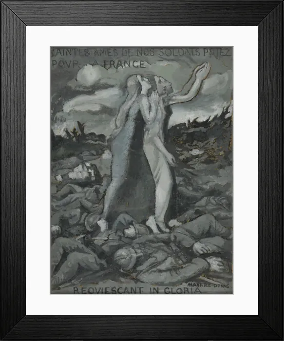 Framed Print : Pour la France, ca 1918-1919. Creator: Denis, Maurice (1870-1943) Framed Print : Pour la France, ca 1918-1919. Creator: Denis, Maurice (1870-1943)