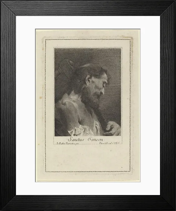 Framed Print : Sanctus Simeon. Creator: Marco Alvise Pitteri Framed Print : Sanctus Simeon. Creator: Marco Alvise Pitteri