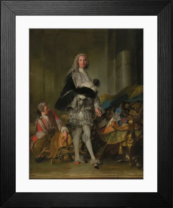 Framed Print : Armand de Vignerot du Plessis (1696-1788), Duke of Richelieu, Marshal of France, 1732. Creator: Nattier, Jean-Marc (1685-1766) Framed Print : Armand de Vignerot du Plessis (1696-1788), Duke of Richelieu, Marshal of France, 1732. Creator: Nattier, Jean-Marc (1685-1766)