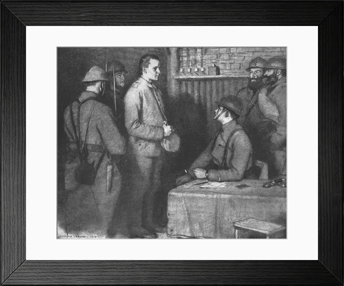 Framed Print : Choses vues a la guerre; Les deux Polonais: Un soldat de nationalite polonaise... 1915. Creator: Georges Leroux Framed Print : Choses vues a la guerre; Les deux Polonais: Un soldat de nationalite polonaise... 1915. Creator: Georges Leroux