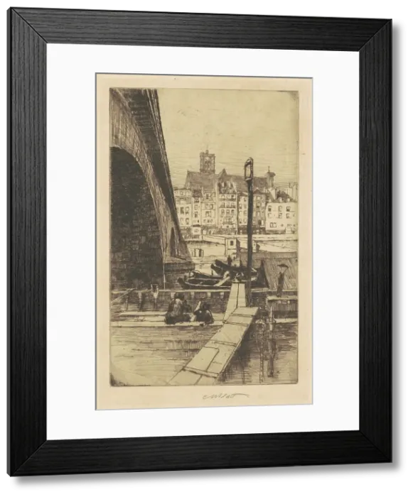 Framed Print : St. Gervais, Paris, 1887. Creator: Charles A Platt Framed Print : St. Gervais, Paris, 1887. Creator: Charles A Platt