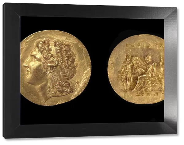 Aboukir Medallion. The obverse: head of Alexander the Great... 3rd cen. AD. Creator: Numismatic, Ancient Coins
