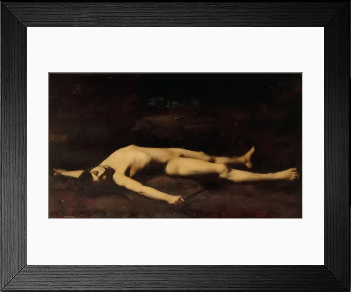 Framed Print : Bara, c.1882. Creator: Jean Jacques Henner Framed Print : Bara, c.1882. Creator: Jean Jacques Henner