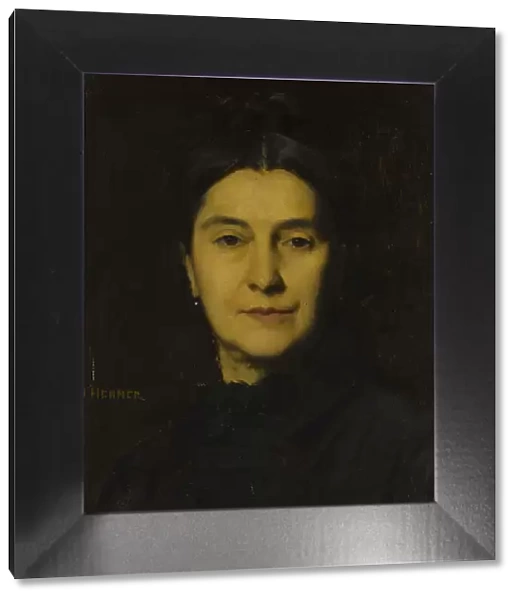 Portrait de Madame Herzog, 1875. Creator: Jean Jacques Henner