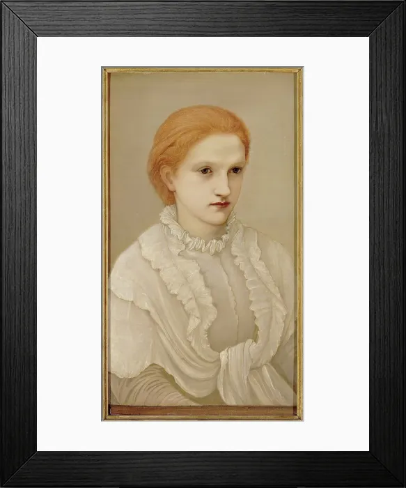 Framed Print : Lady Frances Balfour, 1881. Creator: Burne-Jones, Sir Edward Coley (1833-1898) Framed Print : Lady Frances Balfour, 1881. Creator: Burne-Jones, Sir Edward Coley (1833-1898)