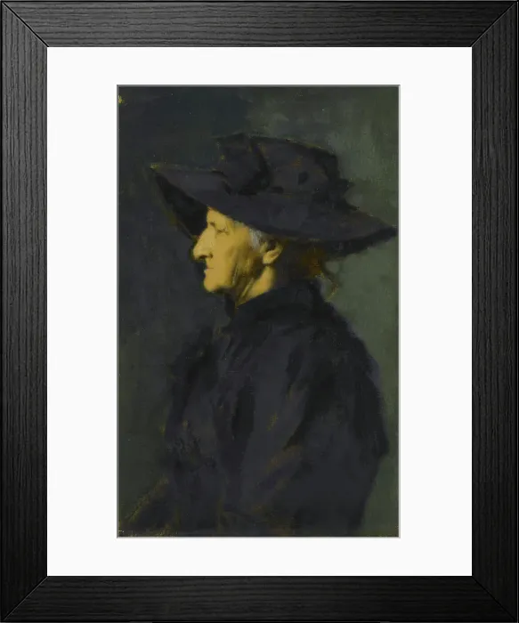 Framed Print : Madame Séraphin Henner, c.1901. Creator: Jean Jacques Henner Framed Print : Madame Séraphin Henner, c.1901. Creator: Jean Jacques Henner