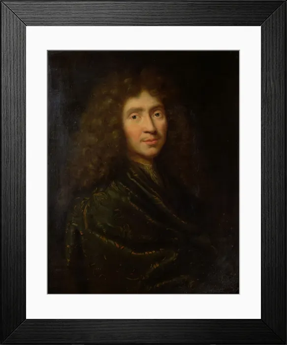 Framed Print : Portrait of the author Moliére (1622-1673), 17th century. Creator: Mignard, Pierre (1612-1695) Framed Print : Portrait of the author Moliére (1622-1673), 17th century. Creator: Mignard, Pierre (1612-1695)