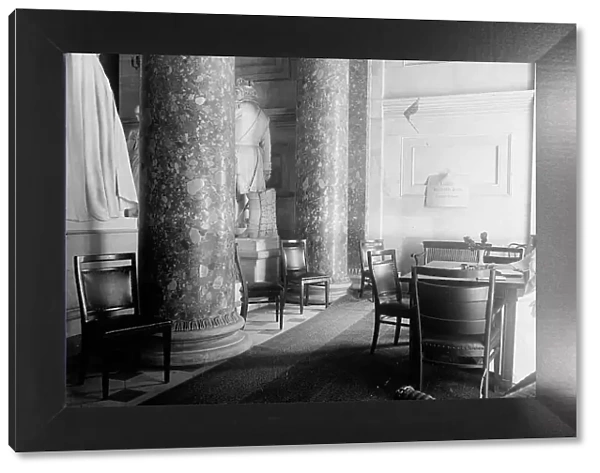 U.S. Capitol - Ladies Reception Room, 1917. Creator: Harris & Ewing. U.S. Capitol - Ladies Reception Room, 1917. Creator: Harris & Ewing