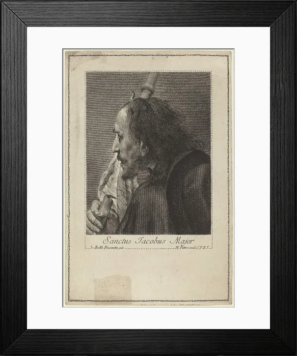Framed Print : Sanctus Jacobus Major. Creator: Marco Alvise Pitteri Framed Print : Sanctus Jacobus Major. Creator: Marco Alvise Pitteri