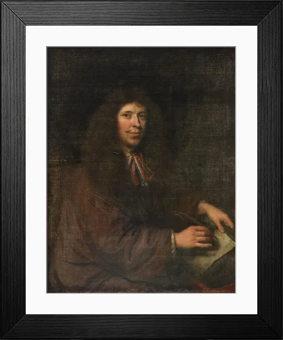 Framed Print : Portrait of the author Moliére (1622-1673), 17th century. Creator: Mignard, Pierre (1612-1695) Framed Print : Portrait of the author Moliére (1622-1673), 17th century. Creator: Mignard, Pierre (1612-1695)