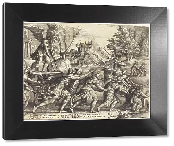 The Triumph of Time, c. 1539. Creator: Georg Pencz