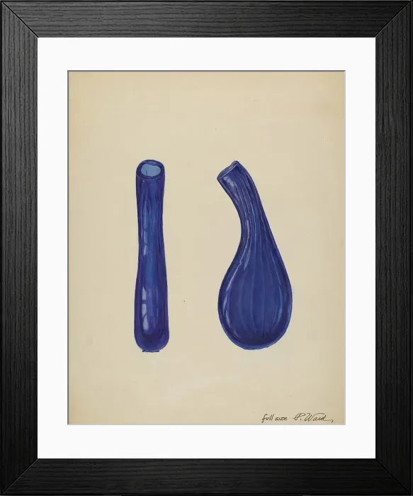 Framed Print : Scent Bottle, c. 1938. Creator: Paul Ward Framed Print : Scent Bottle, c. 1938. Creator: Paul Ward