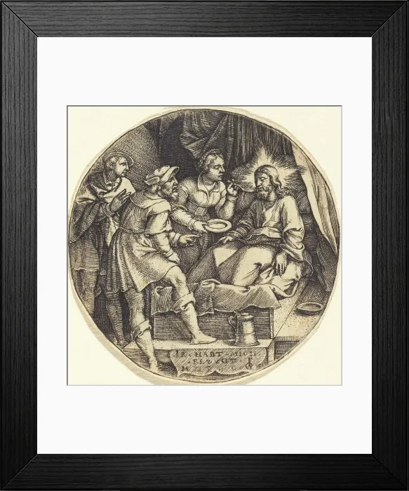 Framed Print : To Nurse the Sick. Creator: Georg Pencz Framed Print : To Nurse the Sick. Creator: Georg Pencz