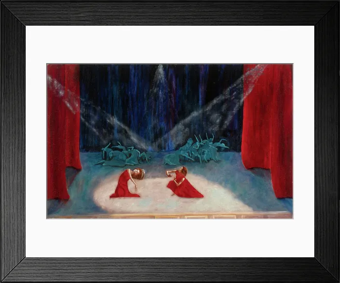 Framed Print : Ballet scene, 1946. Creator: Exter, Alexandra Alexandrovna (1882-1949) Framed Print : Ballet scene, 1946. Creator: Exter, Alexandra Alexandrovna (1882-1949)