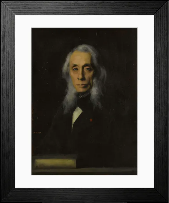 Framed Print : Portrait de Félix Ravaisson-Mollien, 1889. Creator: Jean Jacques Henner Framed Print : Portrait de Félix Ravaisson-Mollien, 1889. Creator: Jean Jacques Henner