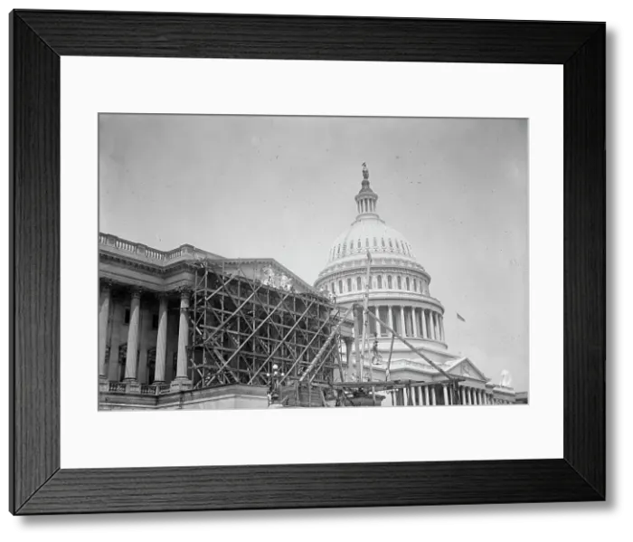 Framed Print : U.S. Capitol - Pediment On House Front; Sculpture By Paul Bartlett, 1916. Creator: Harris & Ewing. U.S. Capitol - Pediment On House Front; Sculpture By Paul Bartlett, 1916. Creator: Harris & Ewing Framed Print : U.S. Capitol - Pediment On House Front; Sculpture By Paul Bartlett, 1916. Creator: Harris & Ewing. U.S. Capitol - Pediment On House Front; Sculpture By Paul Bartlett, 1916. Creator: Harris & Ewing