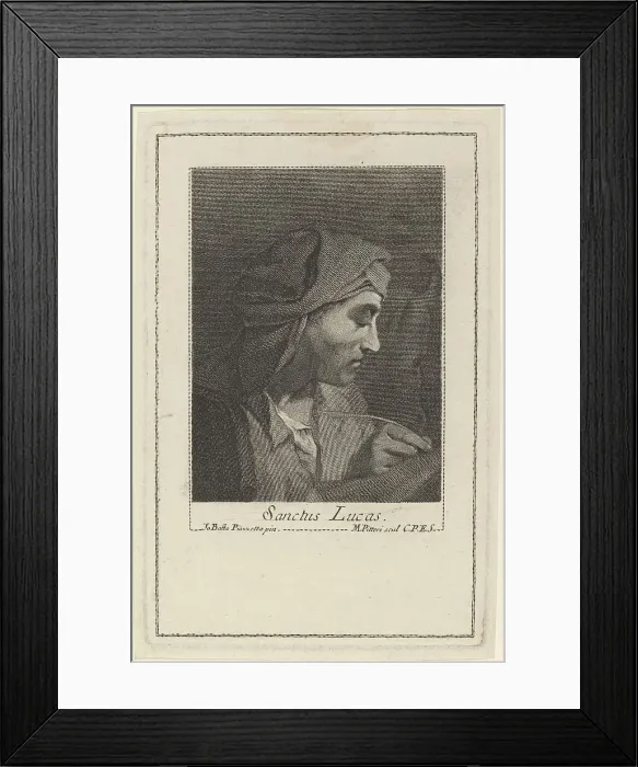 Framed Print : Sanctus Lucas. Creator: Marco Alvise Pitteri Framed Print : Sanctus Lucas. Creator: Marco Alvise Pitteri