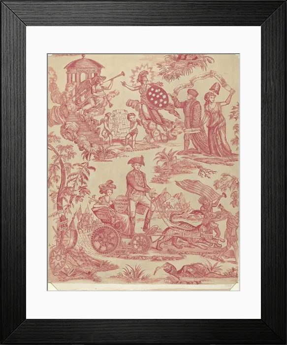 Framed Print : Apotheosis of Franklin, 1935 / 1942. Creator: A. Zimet Framed Print : Apotheosis of Franklin, 1935 / 1942. Creator: A. Zimet