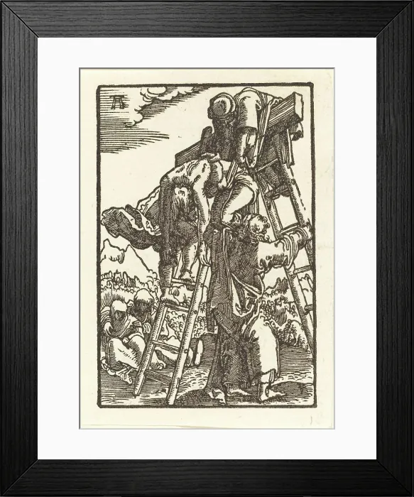 Framed Print : Christ Taken Down from the Cross, c. 1513. Creator: Albrecht Altdorfer Framed Print : Christ Taken Down from the Cross, c. 1513. Creator: Albrecht Altdorfer