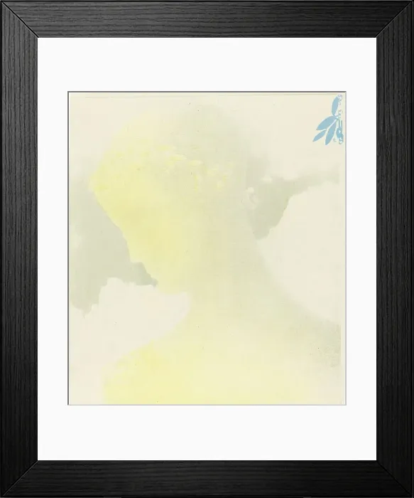 Framed Print : Béatrice, 1897. Creator: Odilon Redon Framed Print : Béatrice, 1897. Creator: Odilon Redon