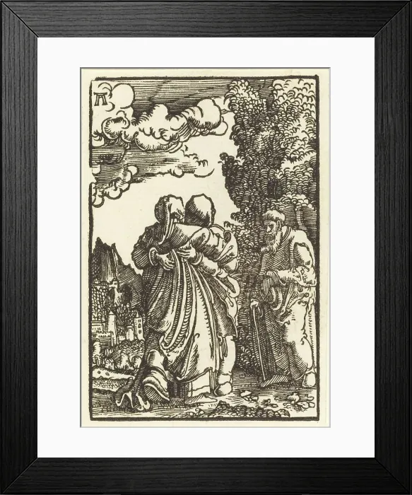 Framed Print : The Visitation, c. 1513. Creator: Albrecht Altdorfer Framed Print : The Visitation, c. 1513. Creator: Albrecht Altdorfer