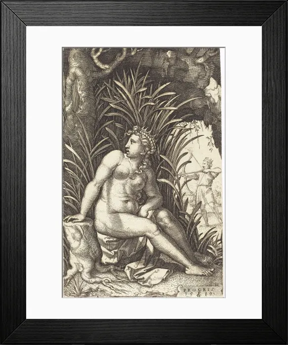 Framed Print : Procris, 1539. Creator: Georg Pencz Framed Print : Procris, 1539. Creator: Georg Pencz