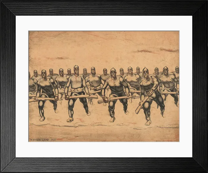 Framed Print : 1915, 1915. Creator: Egger-Lienz, Albin (1868-1926) Framed Print : 1915, 1915. Creator: Egger-Lienz, Albin (1868-1926)
