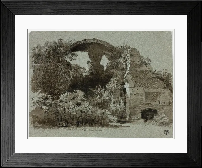 Framed Print : Sale Pretoriane, Villa Adriana, n.d. Creator: George Hayter Framed Print : Sale Pretoriane, Villa Adriana, n.d. Creator: George Hayter