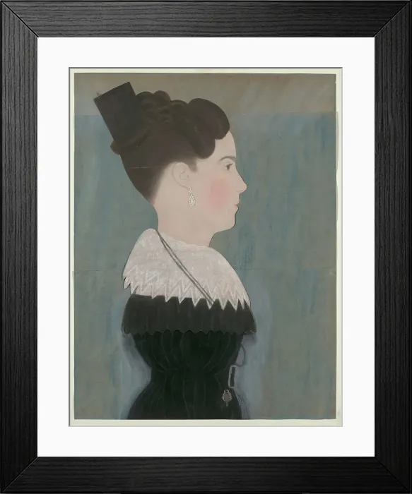 Framed Print : Mrs. William Waters, c. 1825 / 1830. Creator: Ruth Henshaw Bascom Framed Print : Mrs. William Waters, c. 1825 / 1830. Creator: Ruth Henshaw Bascom