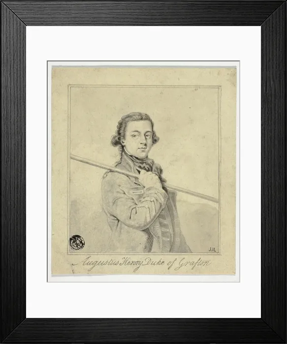 Framed Print : Augustus Henry, Duke of Grafton, n.d. Creator: George Perfect Harding Framed Print : Augustus Henry, Duke of Grafton, n.d. Creator: George Perfect Harding