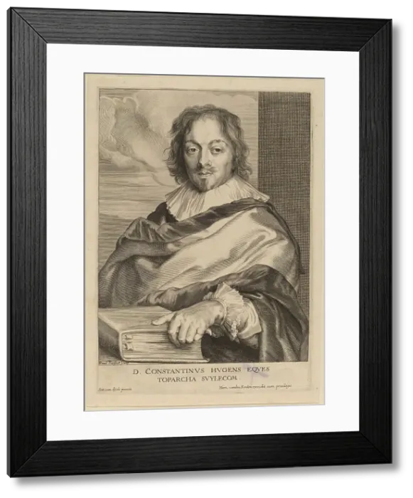 Framed Print : Constantijn Huygens, probably 1626 / 1636. Creator: Paulus Pontius Framed Print : Constantijn Huygens, probably 1626 / 1636. Creator: Paulus Pontius